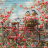 Luca-S Bicycle with Roses BU5061