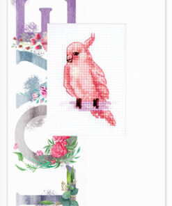Luca-S Bird Love wenskaart borduren SP-101