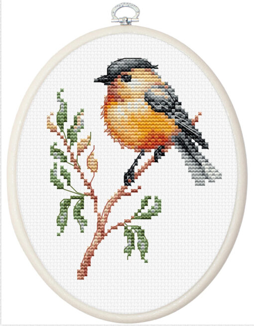 Luca-S Bird On The Branch borduren (pakket) BC106