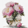 Luca-S Bouquet of Peonies borduren (pakket) B7028