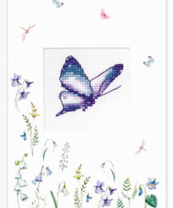 Luca-S Butterfly wenskaart borduren SP-102
