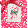 Luca-S Christmas Candy wenskaart borduren SP-41