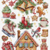 Luca-S Christmas Composition borduren (pakket) B7031