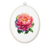 Luca-S Coral Charm Peony borduren (pakket) BC205 inclusief borduurring