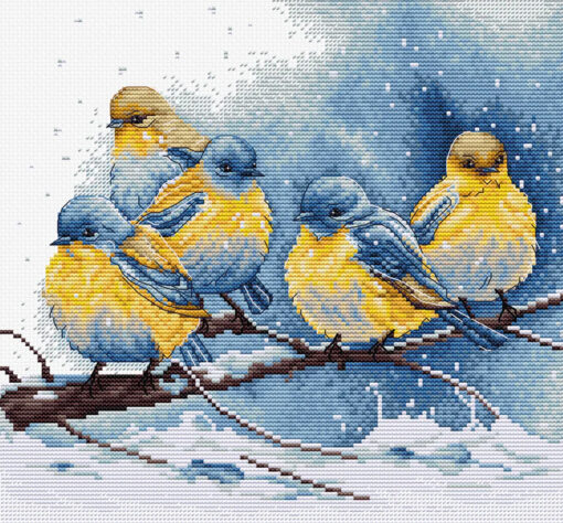 Luca-S Eastern Bluebirds borduren (pakket) BU5028
