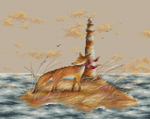 Luca-S Fox on Island  borduren (pakket) CD006