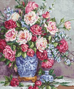 Luca-S Her Majesty's Roses borduren (pakket) B605