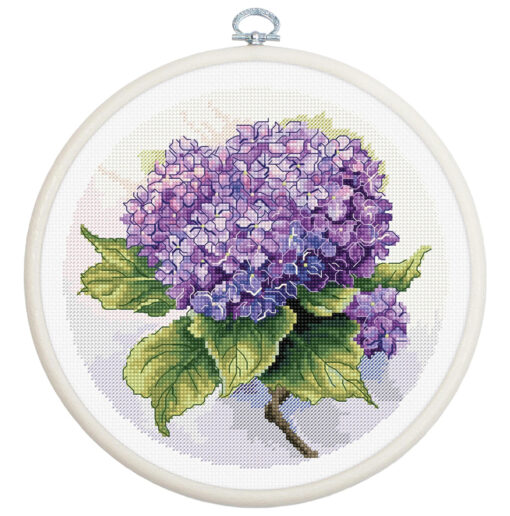 Luca-S Hydrangea borduren (pakket) BC225  inclusief borduurring