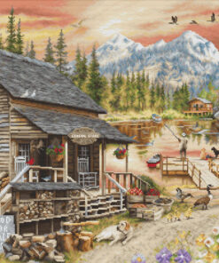Luca-S Log Cabin General Store B2413