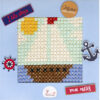 Luca-S My First Embroidery Boat borduren (pakket) X010 **