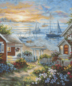 Luca-S Petit Point Tranquil Seafront borduren (pakket) G619