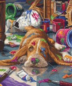 Luca-S Picasso's Colors borduren (pakket) B2421