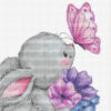 Luca-S Rabbit and Butterfly borduren (pakket) B1235