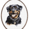 Luca-S Rottweiler borduren (pakket) BC229 inclusief borduurring