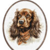 Luca-S The Cocker Spaniel borduren (pakket) BC223 inclusief borduurring