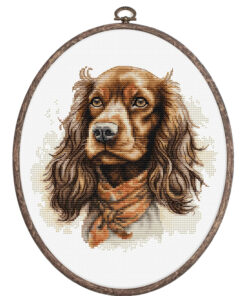 Luca-S The Cocker Spaniel borduren (pakket) BC223 inclusief borduurring