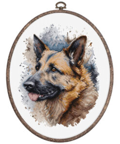 Luca-S The German Shepherd borduren (pakket) BC214 inclusief borduurring