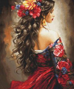 Luca-S The Spanish Girl Petit Point borduren (pakket) G702