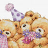 Luca-S Three Party Bears borduren (pakket) B1411
