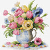 Luca-S Tulips Bouquet borduren (pakket) B7034
