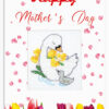 Luca-S Happy Mother`s Day wenskaart borduren SP-104