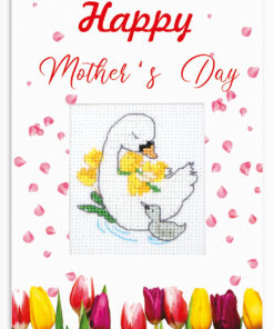 Luca-S Happy Mother`s Day wenskaart borduren SP-104