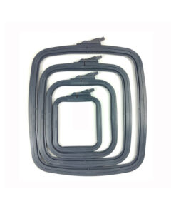 Nurge borduurring rechthoekig 19.5x22 cm Grijs