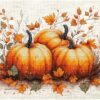 Luca-S Autumn Pumpkin B1434 borduren (pakket)