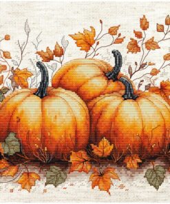 Luca-S Autumn Pumpkin B1434 borduren (pakket)