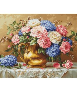 Luca-S Golden Bloom GOLD B723 borduren (pakket)