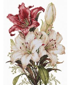 Luca-S The scent of Lilies B7054 borduren (pakket)