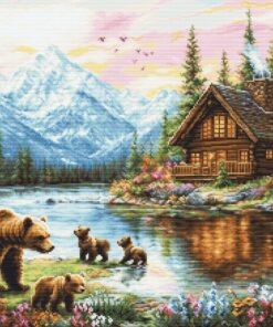 Luca-S G726 Cubs’ Adventure GOLD Petit Point