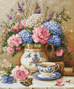 Luca-S B725Floral Nostalgia GOLD