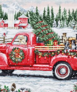 Luca-S BU5101 Red Christmas Truck