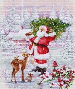 Luca-S Santa With Tree BU5098