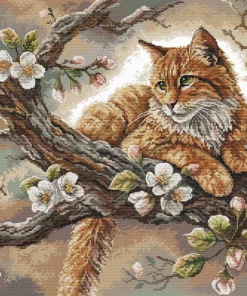 AVA Stitch P059 The Cat on the Apple Tree