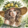 AVA Stitch P043 The Girl of the Lemons