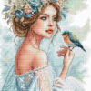 AVA Stitch P148 The lady in the garden