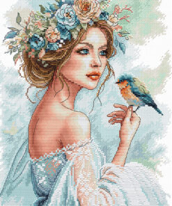 AVA Stitch The lady in the garden P148 borduren (pakket)