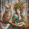 AVA Stitch P019 The queen of the Forest