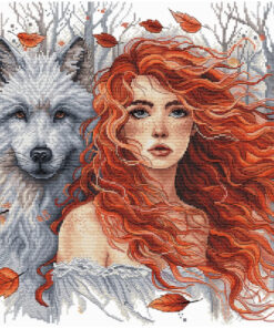 AVA Stitch P049 The Ginger Girl and the Wolf