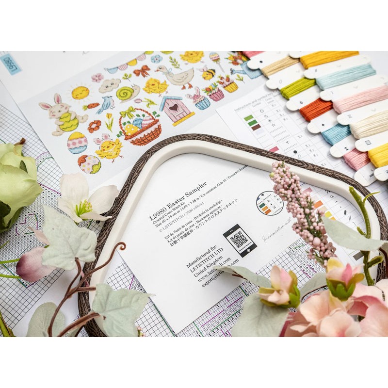 Leti Stitch L9980 Easter Sampler - Afbeelding 2