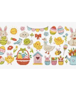 Leti Stitch L9980 Easter Sampler