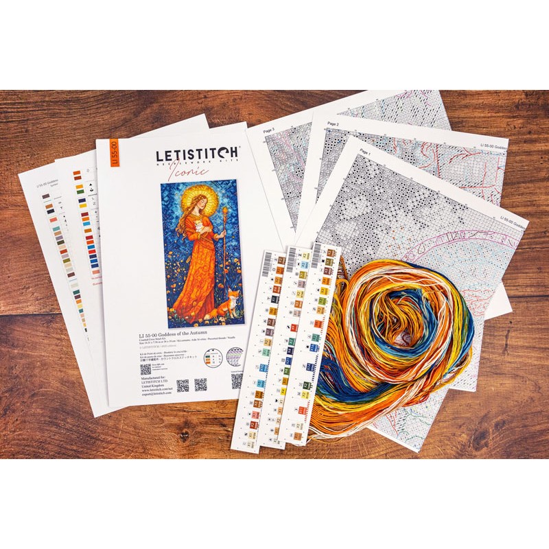 Leti Stitch LI 55-00 Goddess of the Autumn - Afbeelding 2
