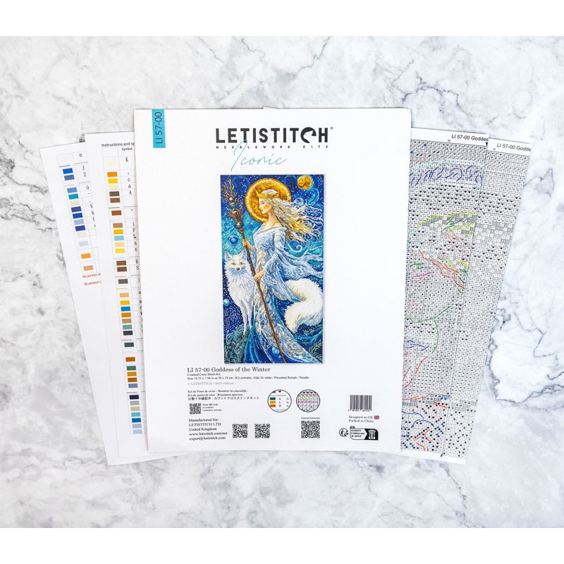 Leti Stitch LI 57-00 Goddess of the Winter - Afbeelding 4