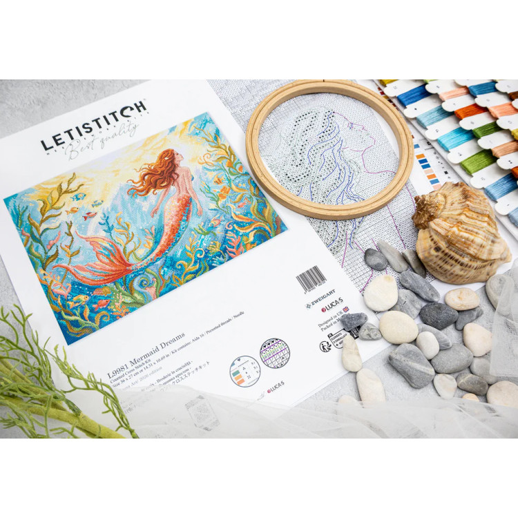 Leti Stitch L9981 Mermaid Dreams - Afbeelding 2