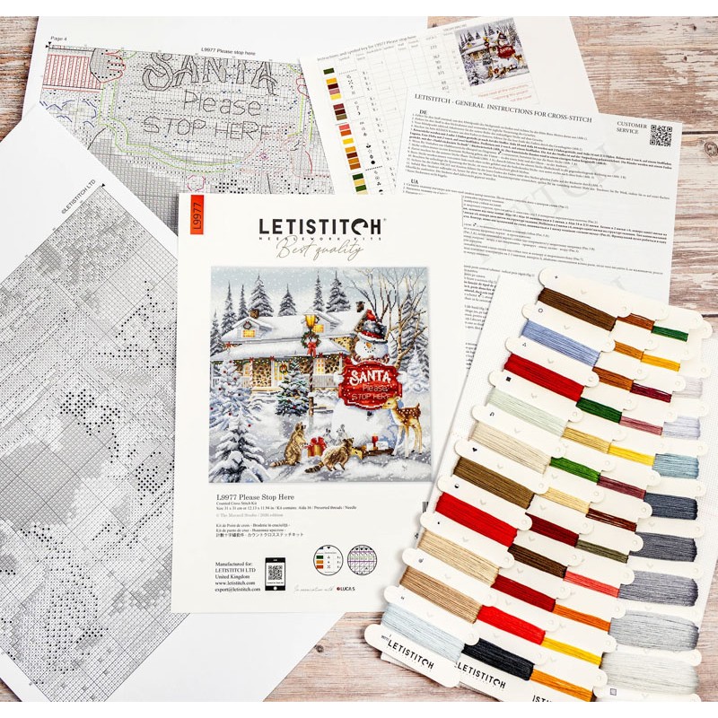 Leti Stitch L9977 Please Stop Here - Afbeelding 2