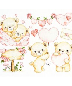 Luca-S B1446 Little Hearts Collection