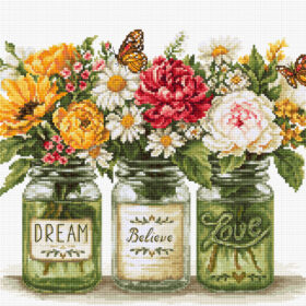 Luca-S BA7064 Dream Before Love Evenweave